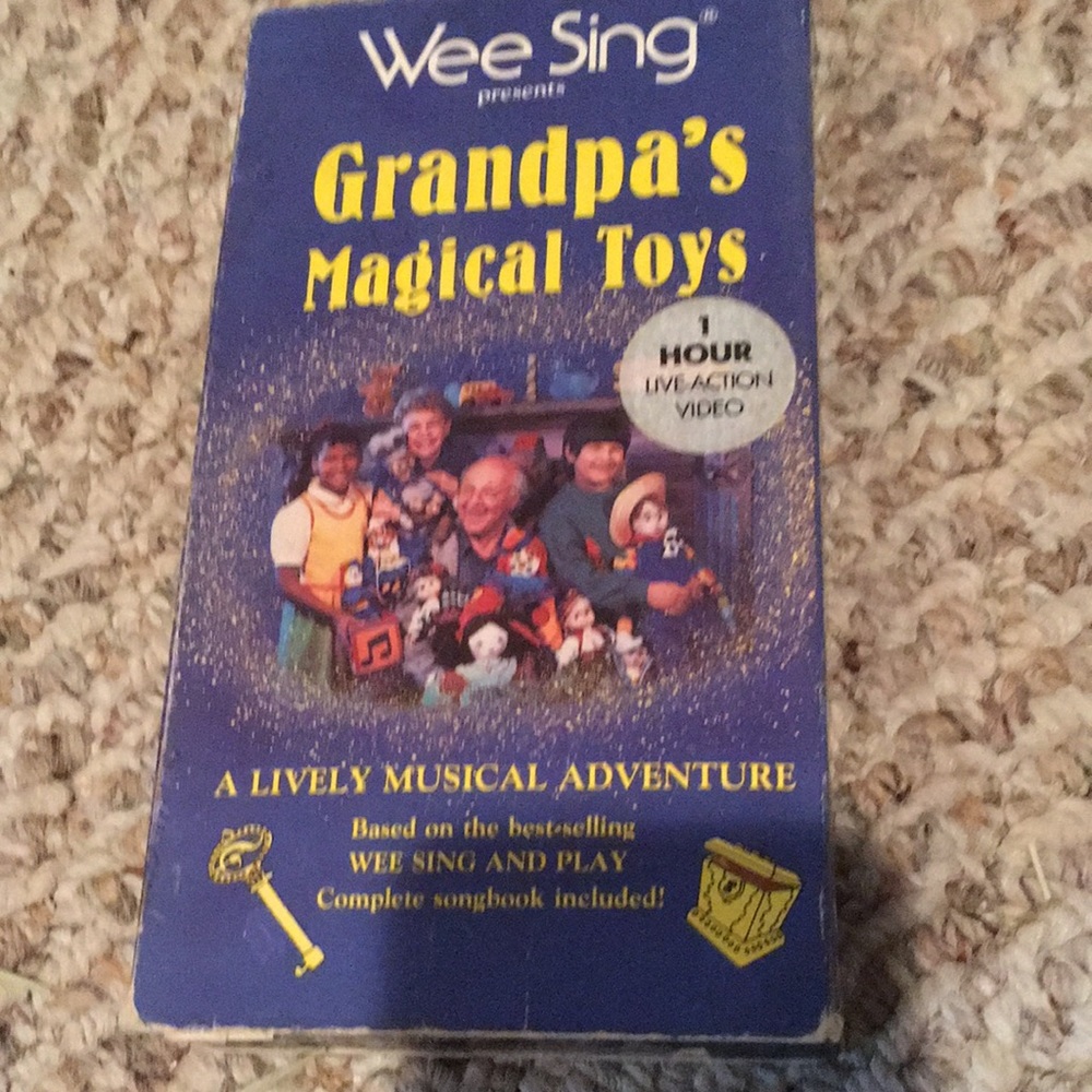 Vintage and very rare VHS of “Grandpa’s Magical Toys”